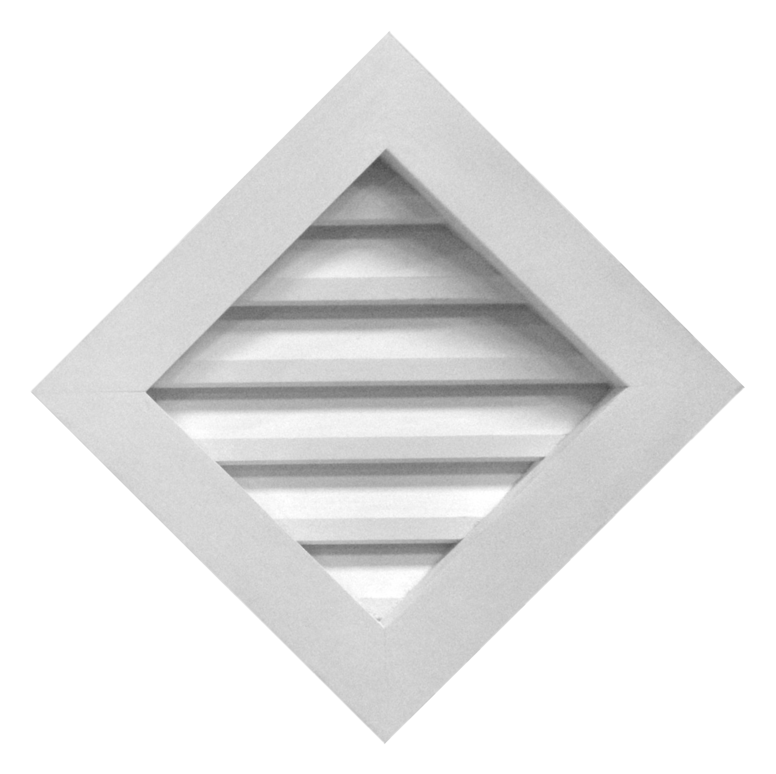 PVC diamond gable vent