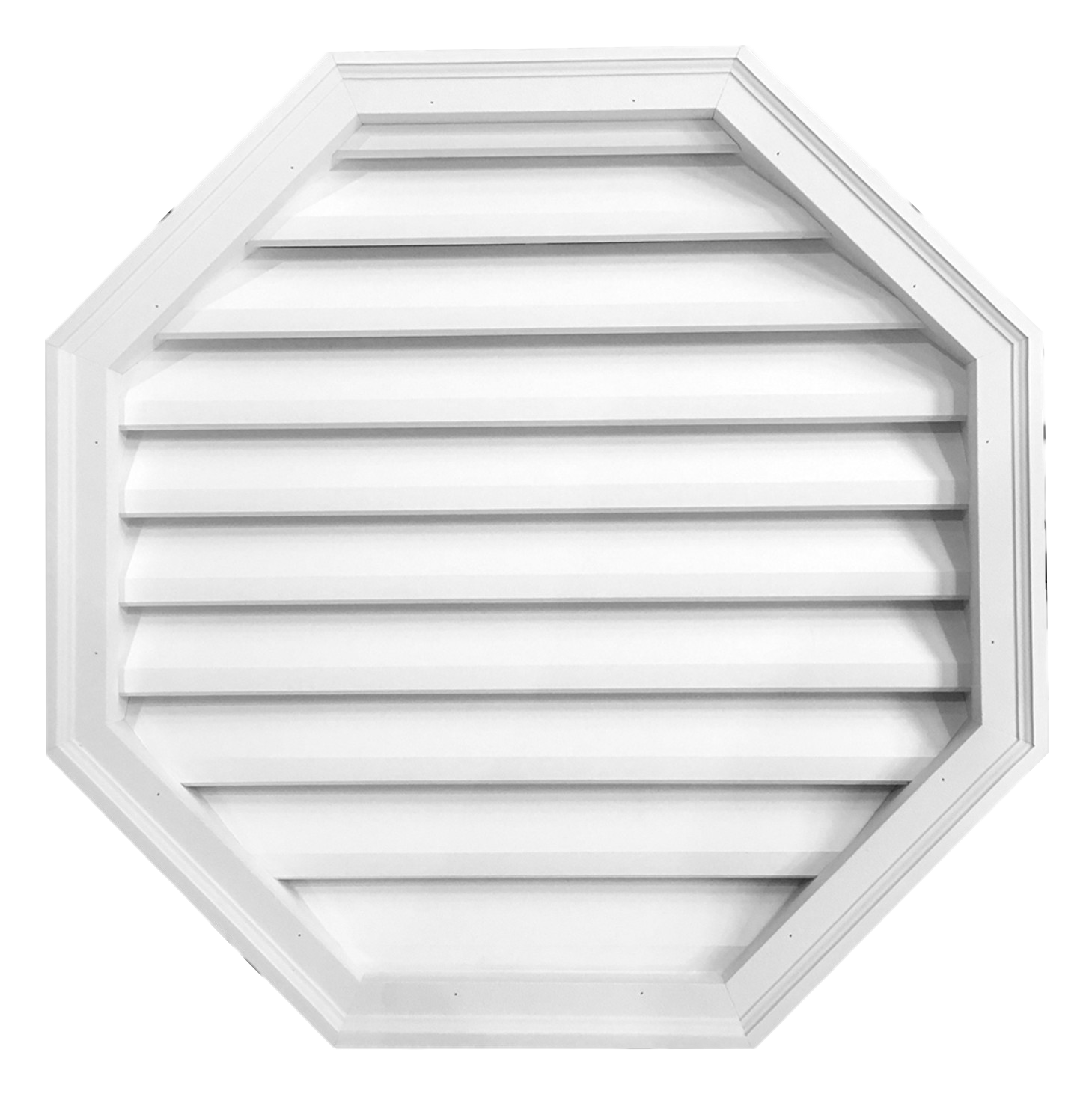 PVC octagon gable vent