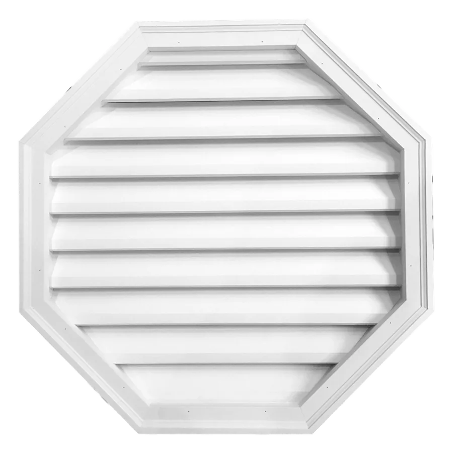 PVC octagon gable vent